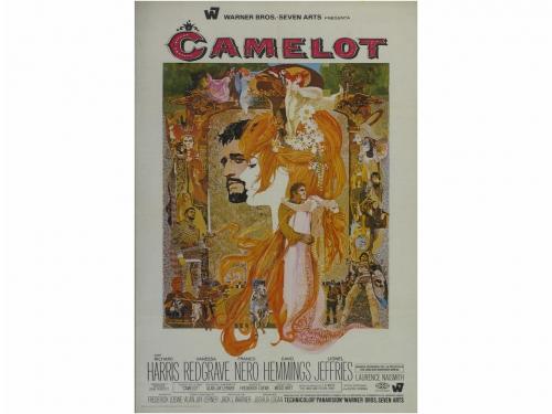 1967. CARTEL CINE. B. PEAK:. CAMELOT. Offset. 100 x 70 cm (4