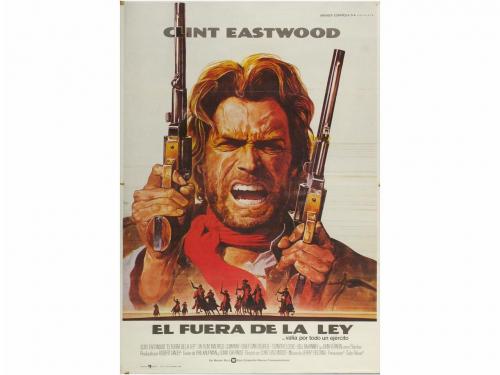 1976. CARTEL CINE. EL FUERA DE LA LEY. THE OUTLAW JOSEY WALE