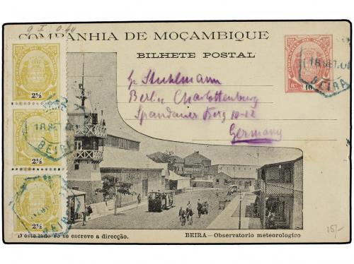 ✉ MOZAMBIQUE (COMPAÑIA). Ed. . 1905. BEIRA a ALEMANIA. Enter