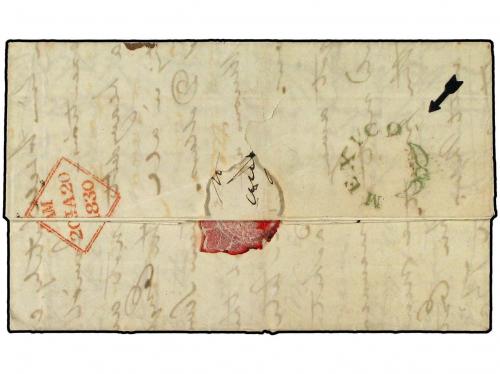 ✉ MEXICO. 1829(Nov 14). Entire letter from Mexico City to B