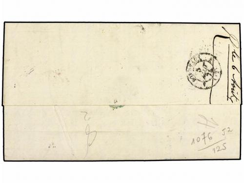✉ URUGUAY. 1874-79. CONJUNTO de seis cartas circuladas de MO