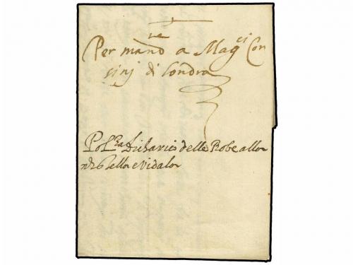 ✉ PORTUGAL. 1586 (Dec 13). Entire letter from Lisbon to Lond