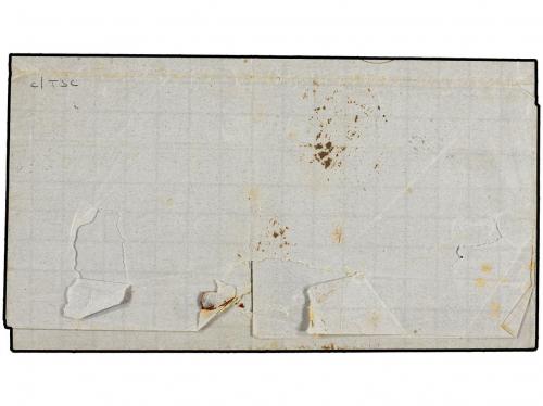 ✉ ARGENTINA. 1871 (Dec 30). Cover from BUENOS AIRES to BORD