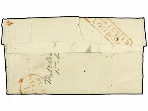 ✉ TAHITI. 1837 (Nov 28). Entire letter to London from the mi