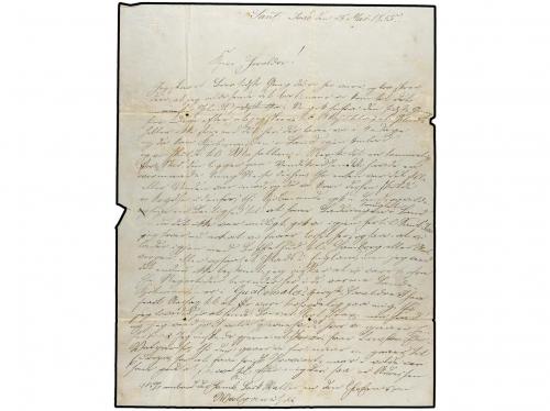 ✉ GUATEMALA. 1855 (May 15). Entire letter written from SAN