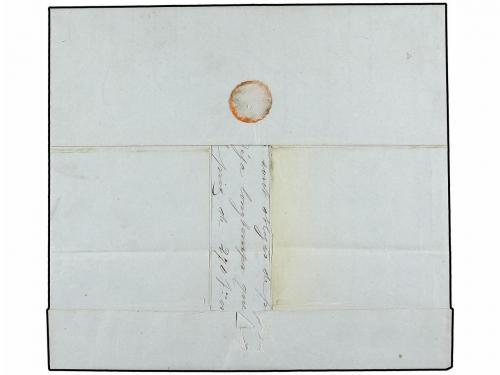 ✉ PERU. 1859 (5 Oct.). TACNA a LIMA. 1 peseta rosa, pareja. 