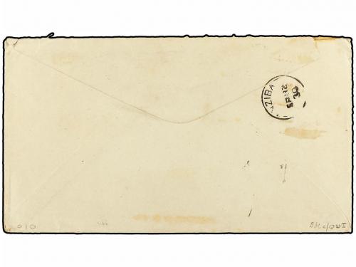 ✉ ZANZIBAR. Sg. D8, D21. 1930. Underpaid cover from ENTEBBE 