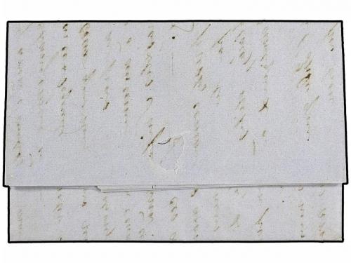 ✉ MOZAMBIQUE. 1857 (27-Agosto). MARSELLA a MOZAMBIQUE. Carta