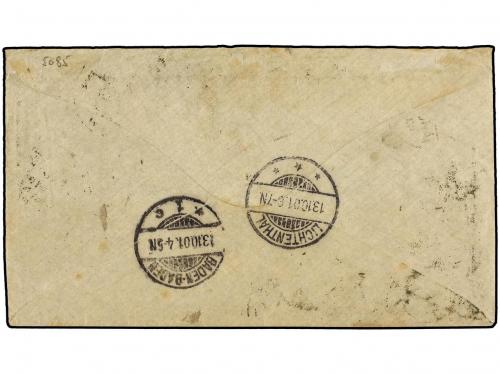 ✉ CHINA. 1901. SHANGHAI to GERMANY. Envelope franked with C