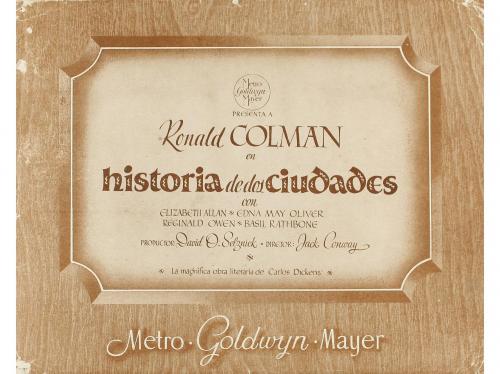 1935 Ca. FOLLETOS. (CINE). HISTORIA DE DOS CIUDADES. EL LOTE