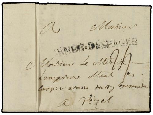 ✉ PORTUGAL. 1762 (6-Oct.). GUERRA DE LOS SIETE AÑOS. Carta