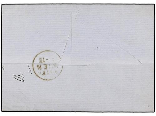 ✉ FARIDKOT. 1863 (Aug 29). Cover to VIENNA franked by unusu