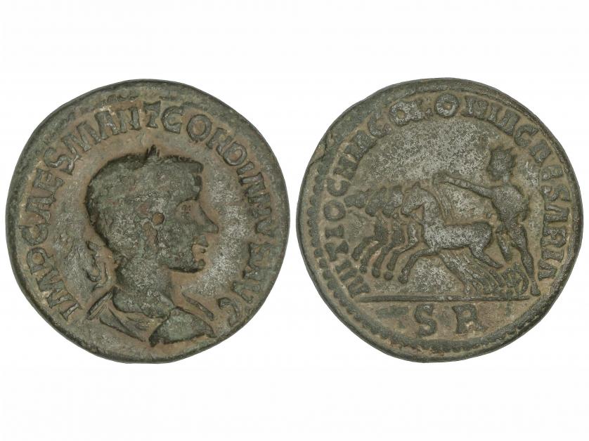 IMPERIO ROMANO. AE34. Acuñada el 238-244 d.C. GORDINO III. A