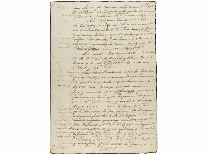 ✉ COLOMBIA. 1807. Conjunto de 6 Documentos fechados en CALY 